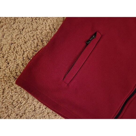 Free Country Burgundy/Dark Red Full Zip Fleece Winter Jacket Mens Size XXL/2XL - Picture 3 of 13